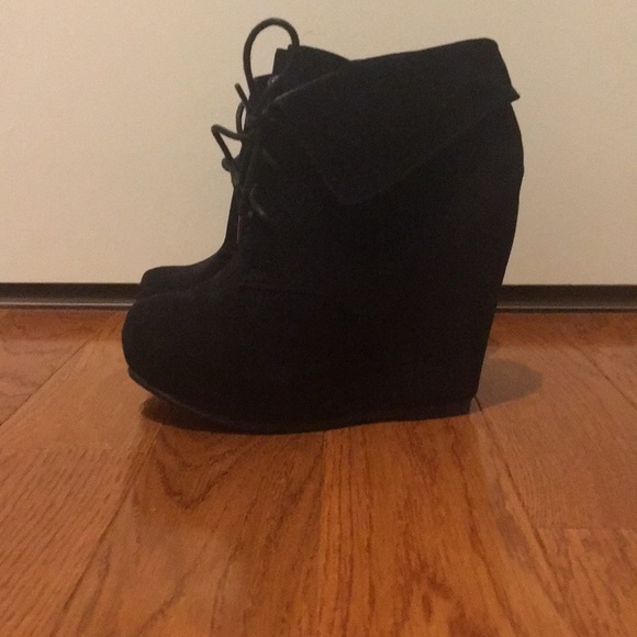 Wedge Booties - Picture 1 of 2